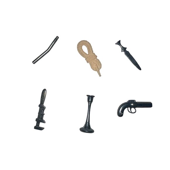 Vintage 2002 Clue Weapons Complete Rope Gun Replacement Parts Parker Brothers - Picture 4 of 4